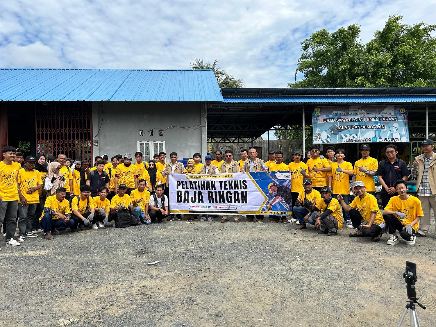 PELATIHAN APLIKATOR TUKANG BAJA RINGAN DAN UJI KOMPETENSI TENAGA KERJA KONSTRUKSI ( SELASA, 8 JULI 2025 )