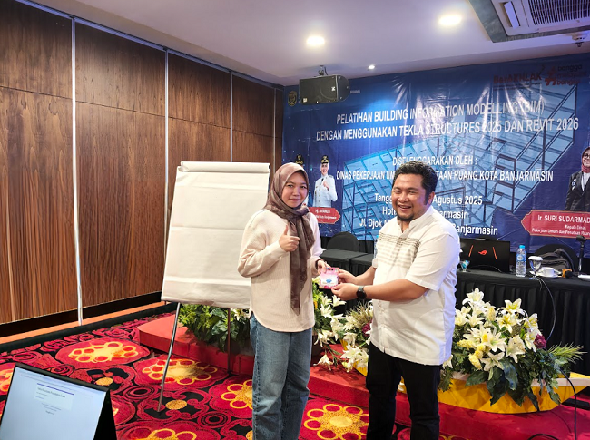 PELATIHAN BIM MODELLER TEKLA STRUCTURES DINAS PUPR KOTA BANJARMASIN TAHUN ANGGARAN 2025 ( HARI KE 4, JUMAT 22 AGUSTUS 2025 )