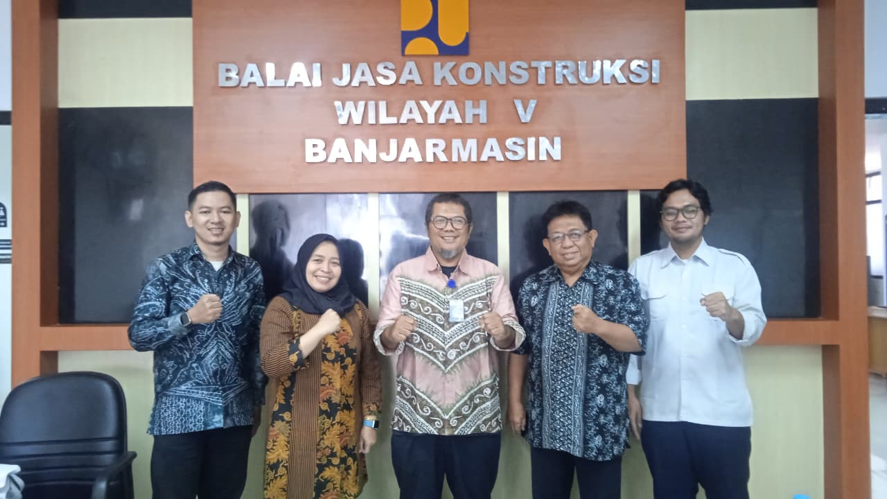 RAPAT KOORDINASI BERSAMA BALAI JASA KONSTRUKSI WILAYAH V BANJARMASIN ( KAMIS, 02 OKTOBER 2025 )